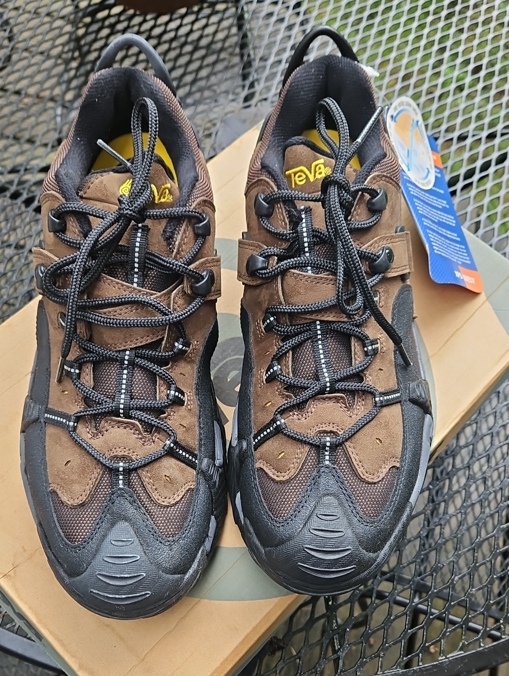 Teva Men's Brown and Black Trail Sneakers